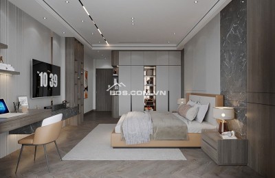 Bán nhà Thạch Bàn 45m2 x 6 tầng, 2 mặt thoáng, ô tô vào