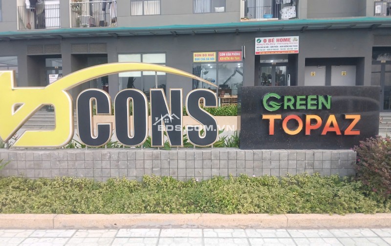 Căn hộ góc 60m2, 2PN, 2WC, Bcons Green Topaz Làng Đại Học Quốc Gia HCM