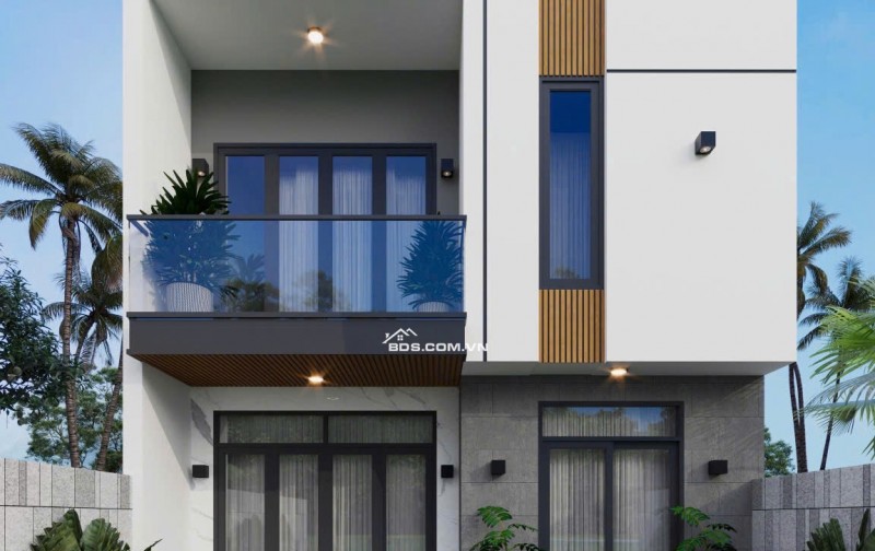 Cần tiền bán gấp mặt tiền đường nhựa 1 lầu 1 trệt mới xây chưa ở TT Long Điền, BRVT