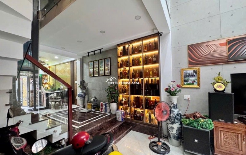 Bán nhà 4 tầng ngang chuẩn 5*17m Hẻm 331 Phan Huy Ích sát chung cư Khang Gia chỉ 7.5tỷ.