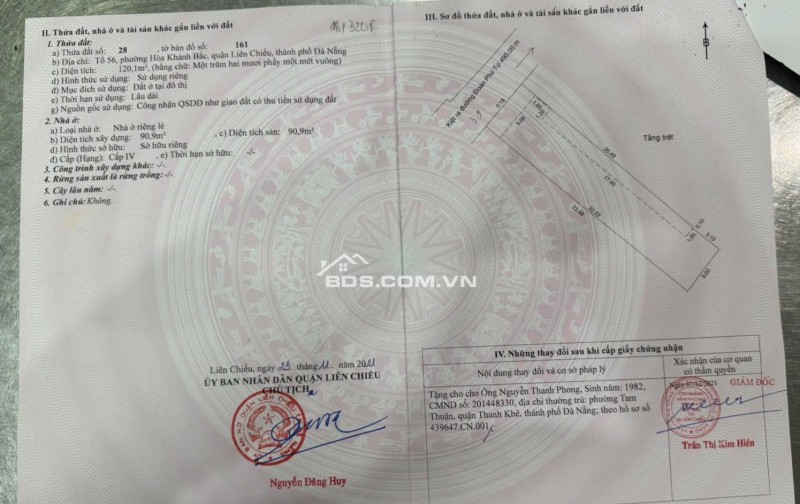 Bán dãy trọ 5 phòng kiệt ô tô 151 Âu Cơ --Diện tích: 120m2