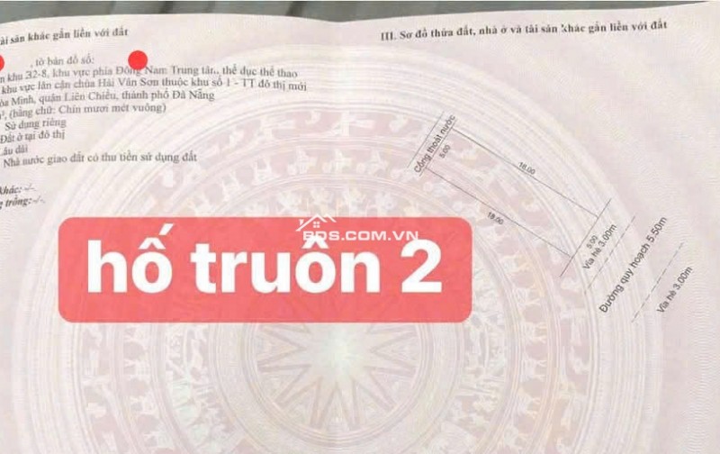 Bán nhanh đất mặt tiền đường Hố Truông 2, Hòa Minh, Đà Nẵng.