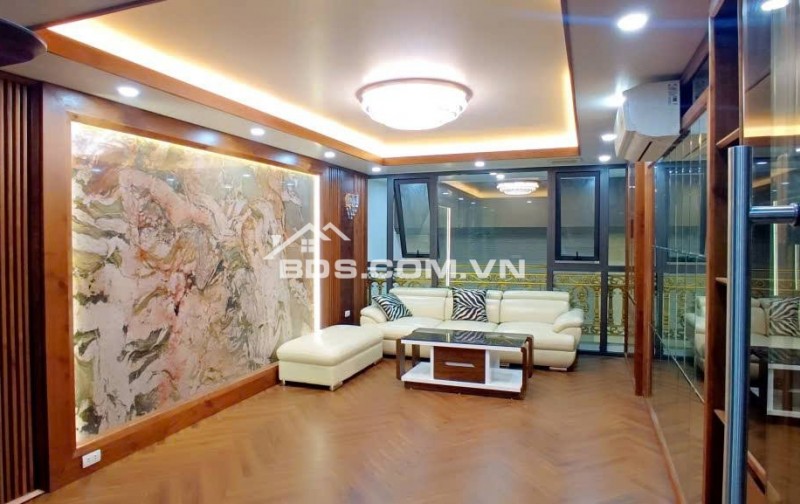 Bán Nhà, 2 Ô TÔ Tránh, Tân Mai 47m, 8 tầng, mt 4m, giá 23 tỷ.