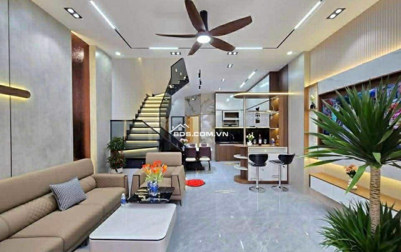 Bán Nhà 3 tầng 3 mê mới 100% kiệt Ô TÔ Trần Đình Tri