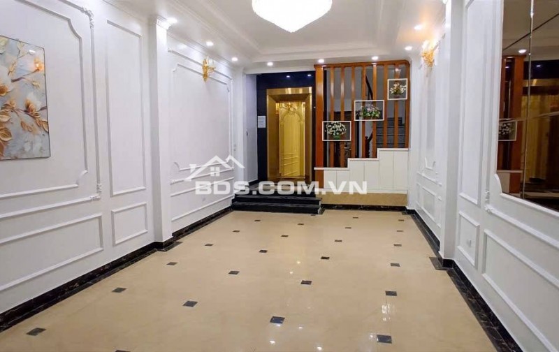 Bán Nhà, 2 Ô TÔ Tránh, Tân Mai 47m, 8 tầng, mt 4m, giá 23 tỷ.