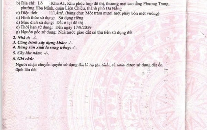 Bán đất 1 cặp đường Phan Thị Nể - Xây căn hộ, khách sạn quá đẹp