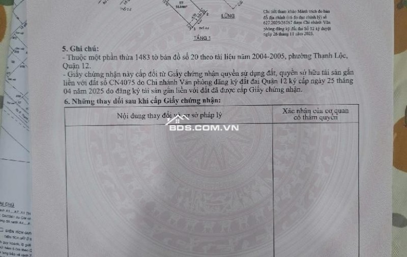 HXH TL27 Q12 4x16 nhà xây mới giá 6.x tỷ