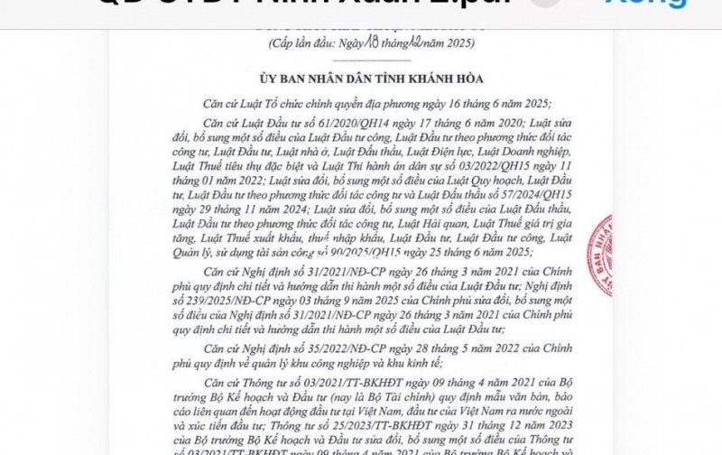 Lô đất 3 mặt tiền DT5 – ngang 65,5m – hơn 2.600m² tại Ninh Xuân, Ninh Hòa.