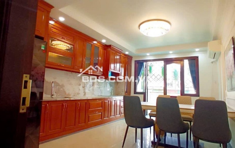 Bán Nhà, 2 Ô TÔ Tránh, Tân Mai 47m, 8 tầng, mt 4m, giá 23 tỷ.