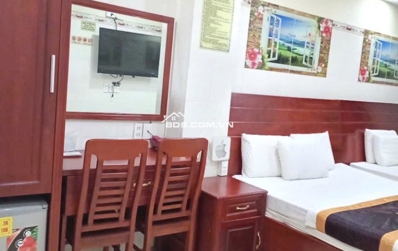 Giảm 12 tỷ còn 47 tỷ KS 8 lầu+hầm Nguyễn Thái Bình ngang 8m 184m2 gần Vincon Tân Bình.