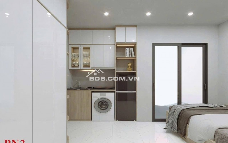 Nhà Đẹp, Xây Mới, Dòng Tiền, Thang Máy, Tam Trinh, Hoàng Mai 57m, 7 tầng, mt 5,7m, giá 18.5 tỷ