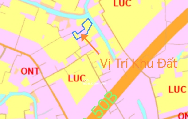 Bán gấp lô đất thổ lúa gần Quốc Lộ 50B hạ giá 6 tỷ