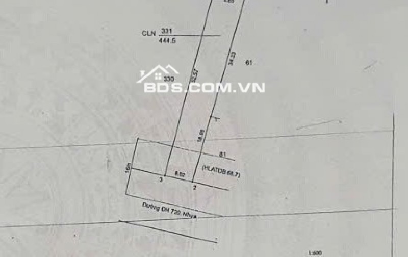 BĐS ( Đất ) tại Thanh An, Huyện Dầu Tiếng, giá 1ty4