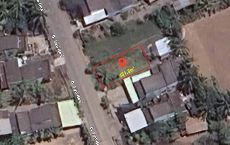 Cần bán lô đất 451.8m² mặt tiền đường nhựa HL 02 Kiểng Phước, Gò Công Đông gần KCN Gia Thuận 1-2