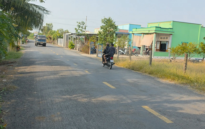 Cần bán lô đất 451.8m² mặt tiền đường nhựa HL 02 Kiểng Phước, Gò Công Đông gần KCN Gia Thuận 1-2