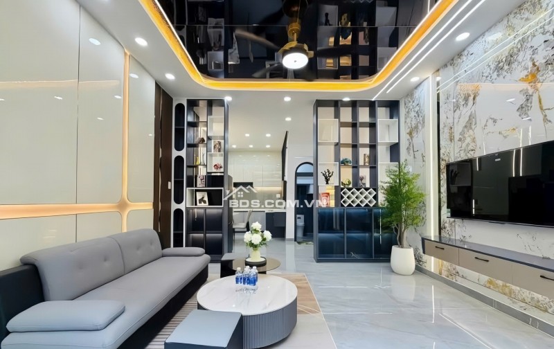 Bán nhà mới Gò Vấp, gần Lê Đức Thọ, 43m2 (4.4 x 10), 3 tầng, chỉ 5.x tỉ