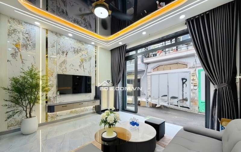 Bán nhà mới Gò Vấp, gần Lê Đức Thọ, 43m2 (4.4 x 10), 3 tầng, chỉ 5.x tỉ