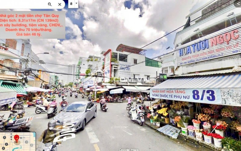 Góc 2 Mặt Tiền cực đẹp ngay chợ Tân Quy. Q7