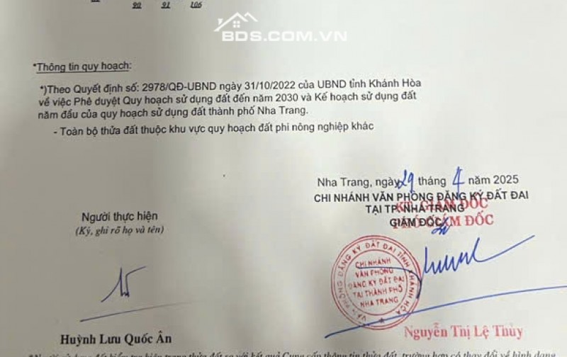 BÁN ĐẤT VƯỜN BẮC NHA TRANG, 1500M2, GIÁ DƯỚI TỶ, CẦN BÁN GẤP