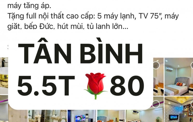 Bán nhà chính chủ Tân Bình đường Lạc Long Quân gần Chợ Tân Bình sát Sân Bay Tân Sơn Nhất