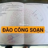 Bán đất 2 LÔ liền kề đường ĐÀO CÔNG SOẠN - trục thông biển