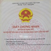 Bán 223m2 đất thổ cư 2 mặt tiền Phước Lý, Cần Giuộc, Long An, Giáp Bình Chánh, 3.9tỷTL Lh:0908242626, 0904413938.