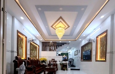 Emart Phan Huy Ích, HXH 90m², Ngang 5m, 4 tầng, 7 Tỷ 99