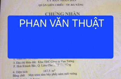 Bán đất đường Phan Văn Thuật nằm song song Nguyễn Tất Thành - Sát biển