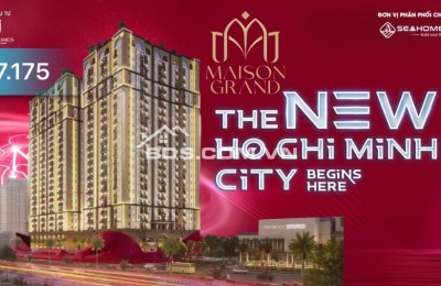 BÁN CĂN SHOPHOUSE RẼ NHẤT THỊ TRƯỜNG, CC MAISON GRAND - TUMYS HOME PHÚ MỸ