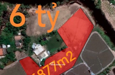 Bán gấp lô đất thổ lúa gần Quốc Lộ 50B hạ giá 6 tỷ