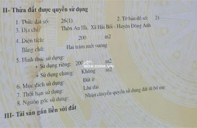 Chính chủ bán đất nền thổ cư sổ đỏ pháp lý rõ ràng không vướng mắc gì.