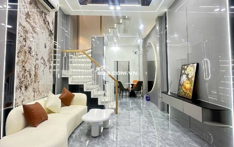 Bán nhà 4 tầng HXH đường Phạm Văn Chiêu 60m2(4*15) vào ở ngay sát Chợ Thạch Đà chỉ 6 tỷ