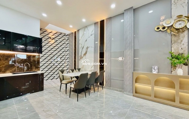 Bán nhà mặt tiền Bùi Quang Là 68m2 4 tầng tặng nội thất Sát Emart Phan Huy Ích chỉ 6.95 tỷ