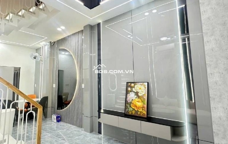 Bán nhà 4 tầng HXH đường Phạm Văn Chiêu 60m2(4*15) vào ở ngay sát Chợ Thạch Đà chỉ 6 tỷ