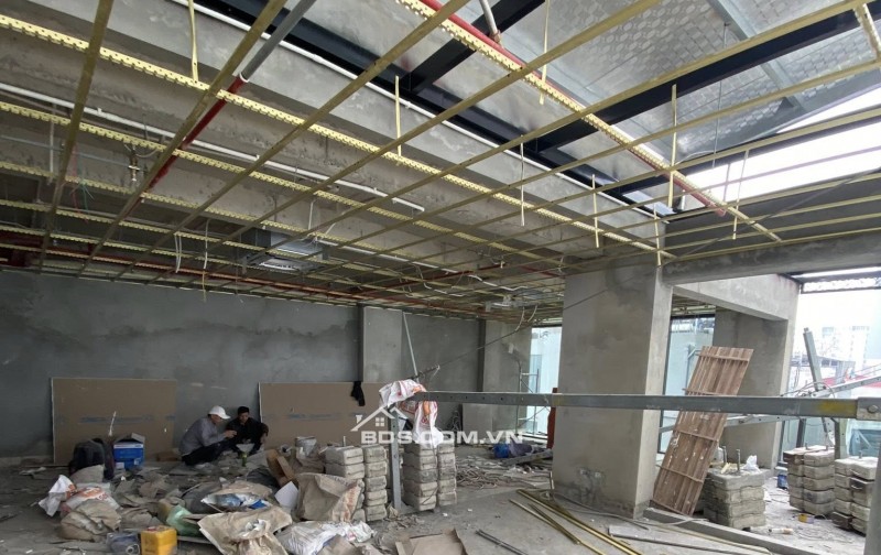 Tòa 9 Tầng Mặt phố Hoàng Ngân Hầm 85 Tỷ Mặt Tiền 6M , GPXD PCCC Chuẩn