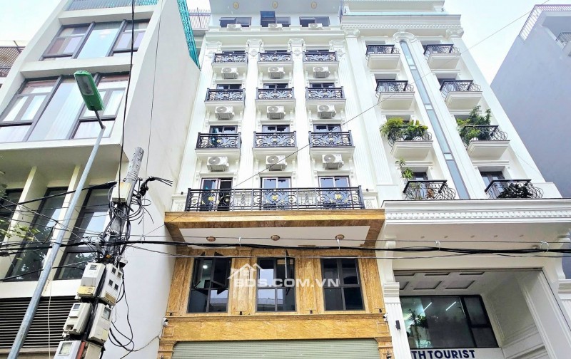 9 Tầng Sạch Đẹp Mặt Phố Mới Q.Ba Đình MT 7.5M 81.5 Tỷ PCCC Thành phố Cấp