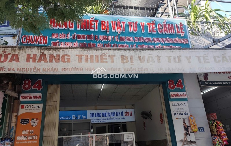 CHO THUÊ 40m2 MẶT TIỀN NHÀ 84 NGUYỄN NHÀN, PHƯỜNG CẨM LỆ, ĐÀ NẴNG