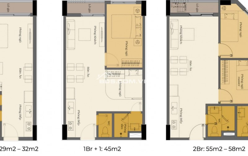 Cho thuê căn hộ 2BR + 70m2 tại dự án Sun Urban City Hà Nam
