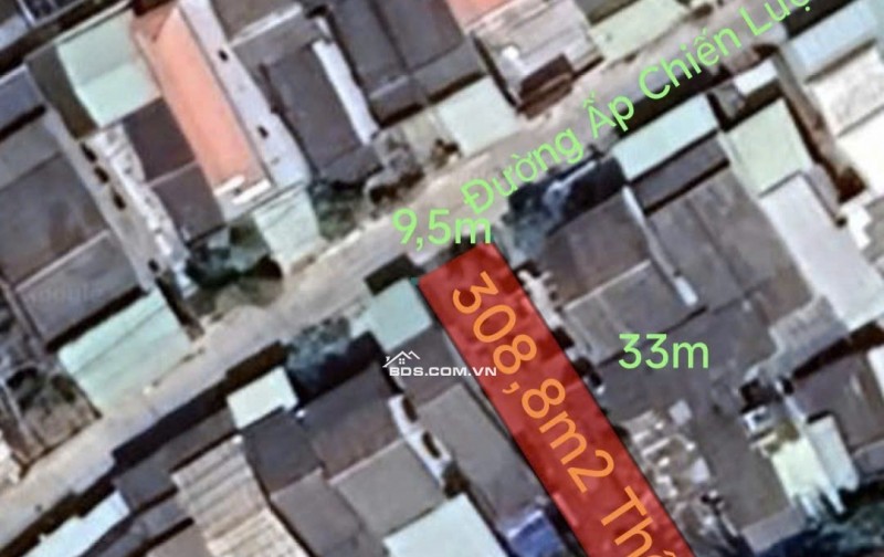 Bán lô đất thổ trung tâm huyện Tân Trụ giá 1,84 tỷ