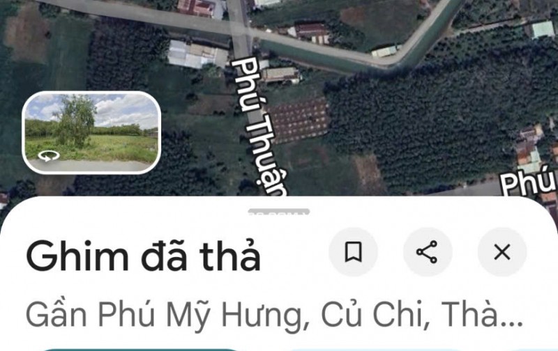 1)	Bán đất  HXH đường Phú Thuận, xã An Nhơn Tây, TP.HCM ( Xã Phú Mỹ Hưng, Huyện Củ Chi)