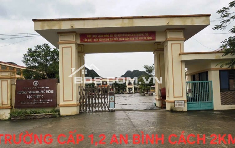 chỉ từ 205tr sở hữu lô đất nền full thổ cư tại lạc thủy hòa bình