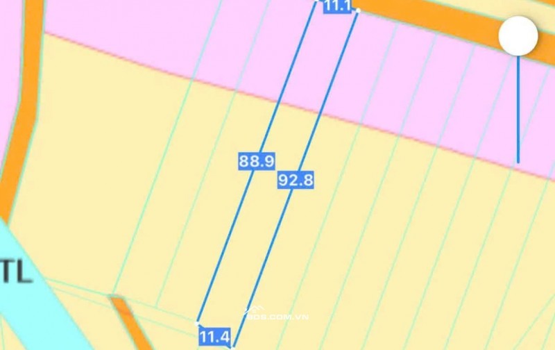 BÁN 2 LÔ LIÊN KỀ NGAY HỒ SUỐI MÔN - XÃ ĐẤT ĐỎ - TP HCM, CHỈ 3,8 TỶ 1 LÔ. LH:0707607272.