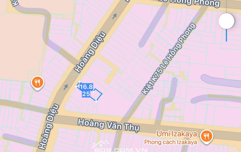 MẶT TIỀN ĐƯỜNG HOÀNG DIỆU - ĐÀ NẴNG