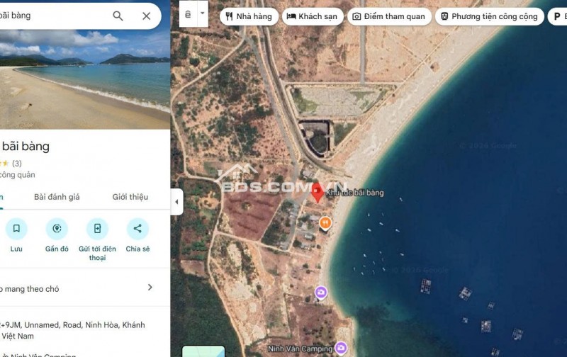 ĐẤT VEN BIỂN NINH VÂN – 2 MẶT TIỀN