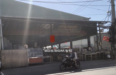 Cho thuê MB kho 600m2 góc đường Hà Huy Giáp Quận 12