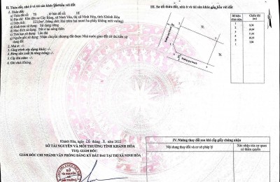 ĐẤT VEN BIỂN NINH VÂN – 2 MẶT TIỀN