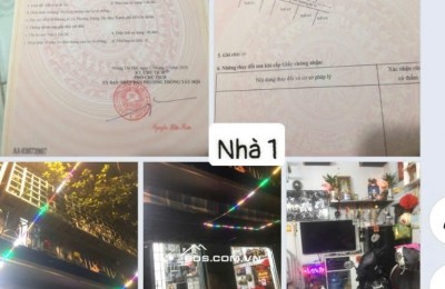 BÁN NHÀ F12 GÒ VẤP, DT 58M (1 TRỆT 1 LẦU SÂN THƯỢNG), SỔ HỒNG RIÊNG. 6,5 tỷ TL LH:0901754355