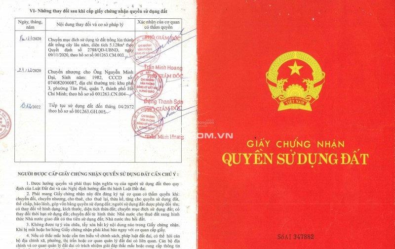 Cho thuê đất trống CLN tại xã An Long, TP. HCM, diện tích 4,5ha giảm từ 20 triệu còn 10 triệu/tháng