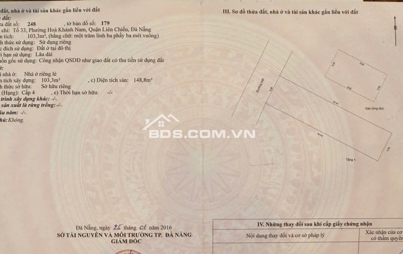 Bán nhà gác lửng kiệt Ô TÔ K109 Phạm Như Xương