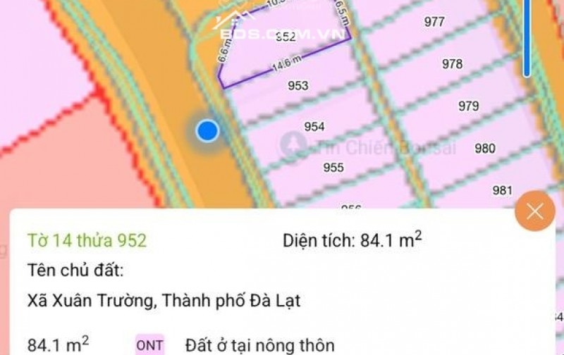 Cho thuê đất ở Đà Lạt Xuân Trường, miễn phí 1PN giá 2tr/lô/ sổ riêng